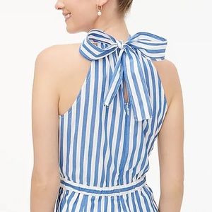 J. Crew Tie-back Hllter Jumpsuit